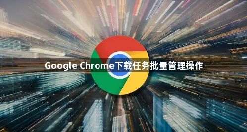 Google Chrome下载任务批量管理操作1