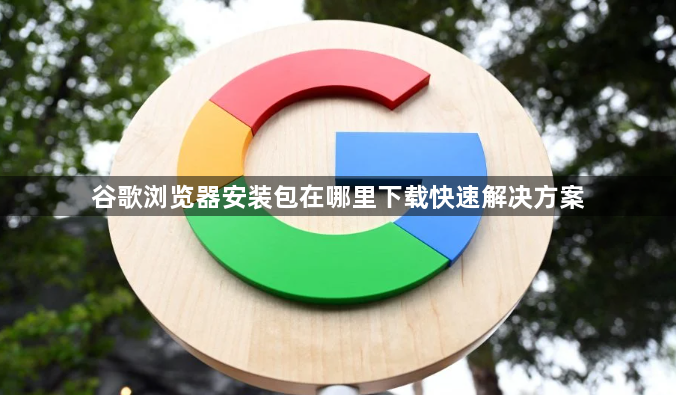 谷歌浏览器安装包在哪里下载快速解决方案1
