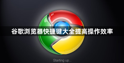 谷歌浏览器快捷键大全提高操作效率1