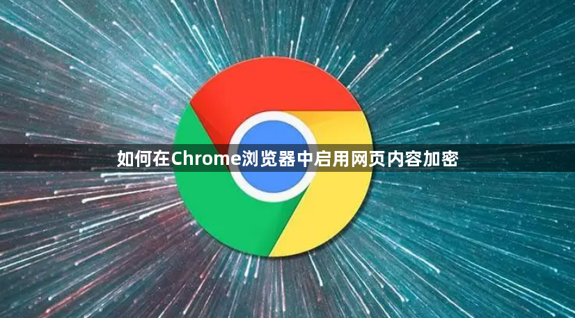 如何在Chrome浏览器中启用网页内容加密1