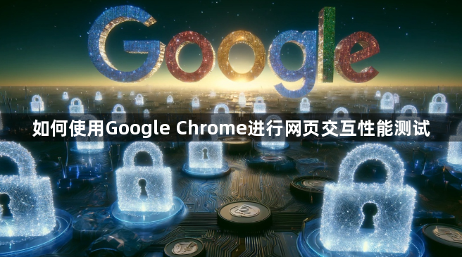 如何使用Google Chrome进行网页交互性能测试1