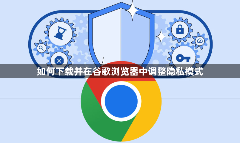 如何下载并在谷歌浏览器中调整隐私模式1