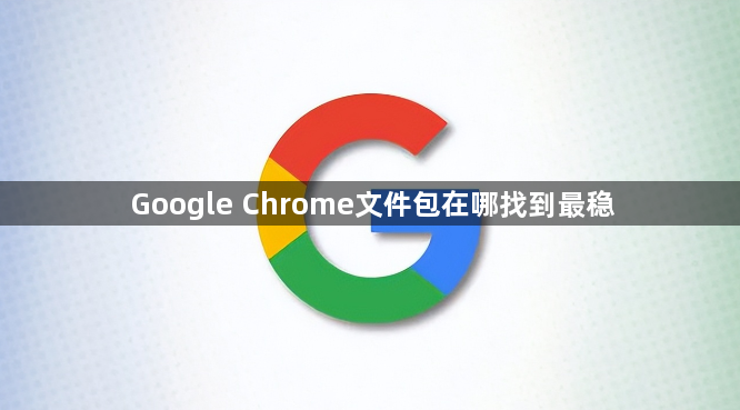 Google Chrome文件包在哪找到最稳1