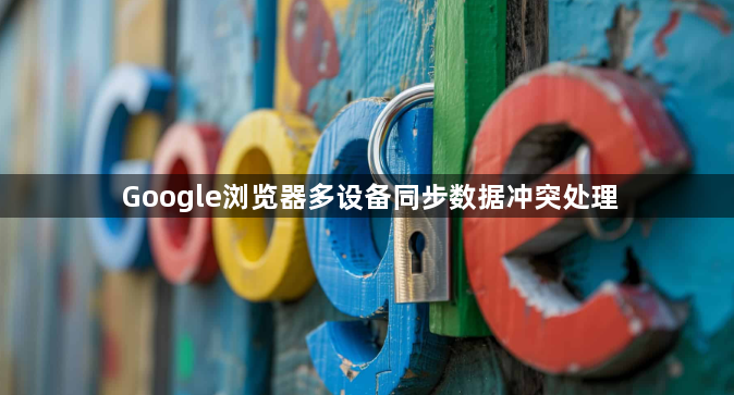 Google浏览器多设备同步数据冲突处理1
