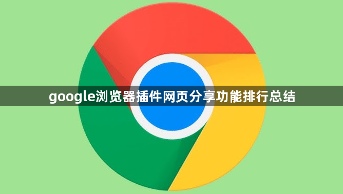 google浏览器插件网页分享功能排行总结1