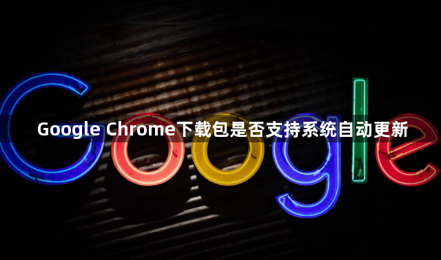 Google Chrome下载包是否支持系统自动更新1