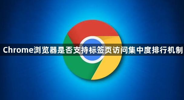 Chrome浏览器是否支持标签页访问集中度排行机制1