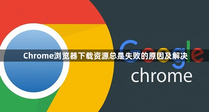 Chrome浏览器下载资源总是失败的原因及解决1