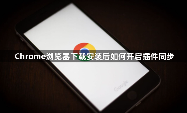 Chrome浏览器下载安装后如何开启插件同步1
