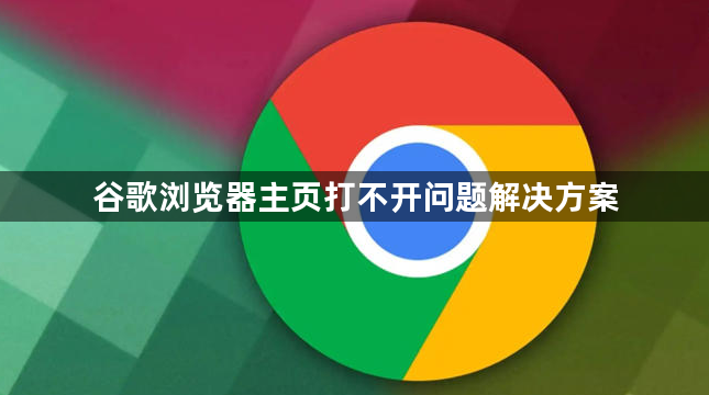 谷歌浏览器主页打不开问题解决方案1