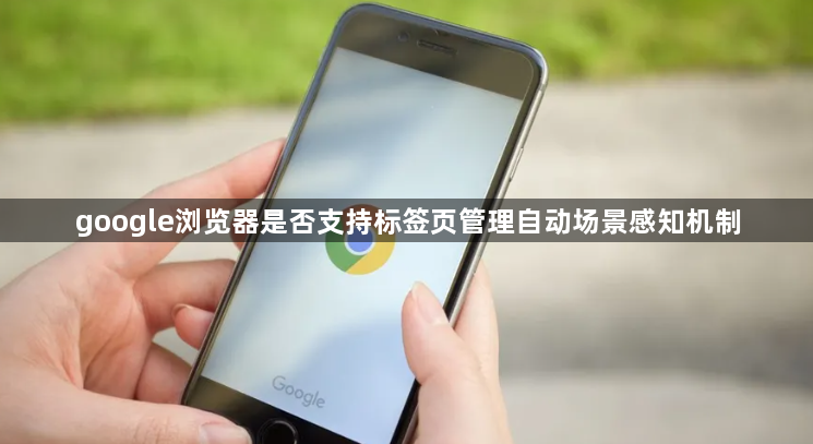 google浏览器是否支持标签页管理自动场景感知机制1