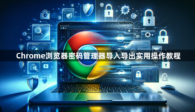 Chrome浏览器密码管理器导入导出实用操作教程1
