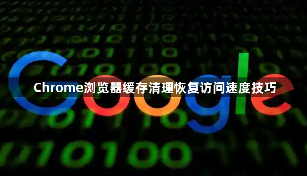 Chrome浏览器缓存清理恢复访问速度技巧1