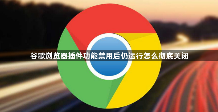 谷歌浏览器插件功能禁用后仍运行怎么彻底关闭1