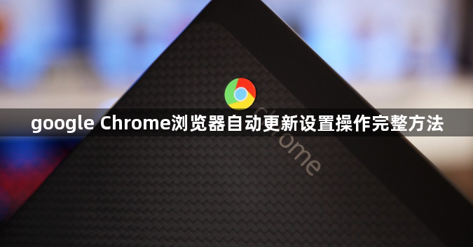 google Chrome浏览器自动更新设置操作完整方法1