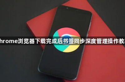 Chrome浏览器下载完成后书签同步深度管理操作教程1