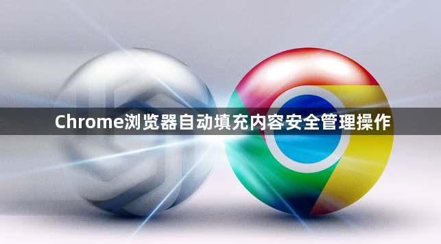 Chrome浏览器自动填充内容安全管理操作1