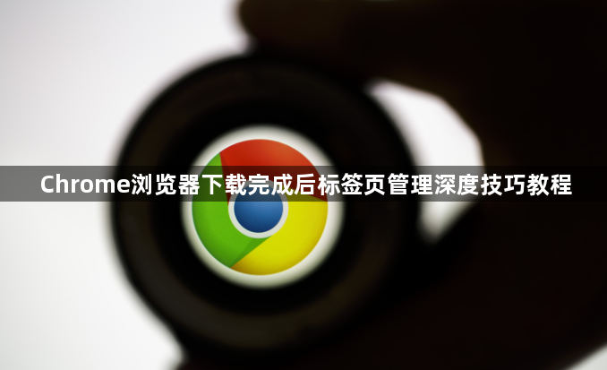 Chrome浏览器下载完成后标签页管理深度技巧教程1