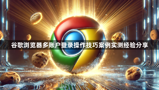 谷歌浏览器多账户登录操作技巧案例实测经验分享1