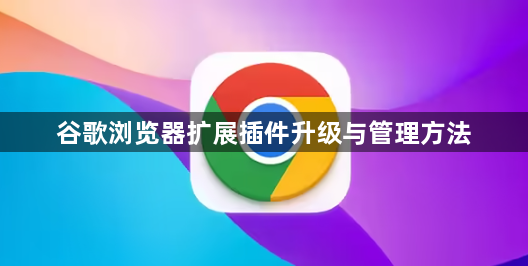 谷歌浏览器扩展插件升级与管理方法1