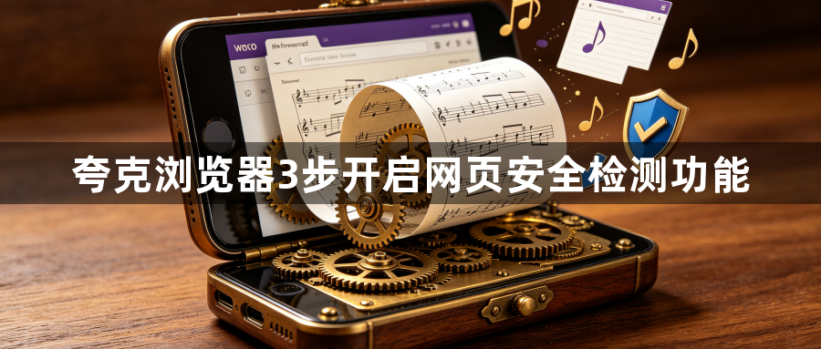 夸克浏览器3步开启网页安全检测功能1