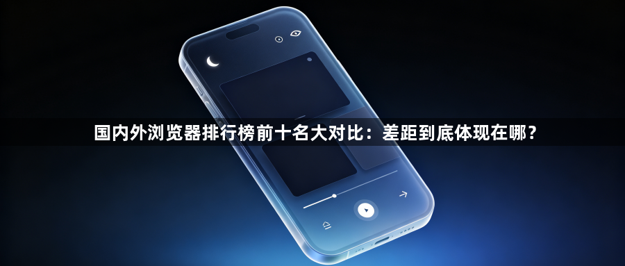 国内外浏览器排行榜前十名大对比：差距到底体现在哪？1