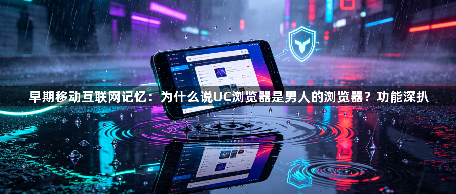 早期移动互联网记忆：为什么说UC浏览器是男人的浏览器？功能深扒1