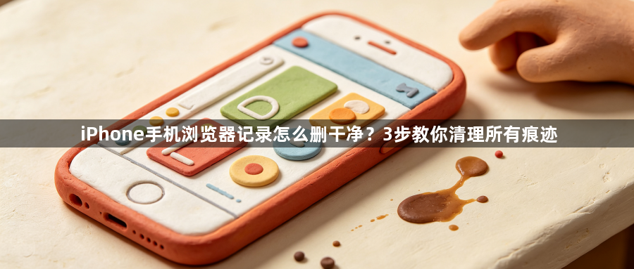 iPhone手机浏览器记录怎么删干净？3步教你清理所有痕迹1