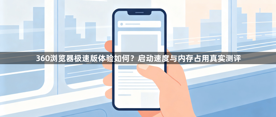 360浏览器极速版体验如何?启动速度与内存占用真实测评1