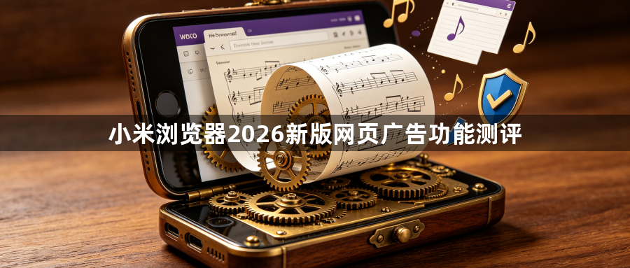 小米浏览器2026新版网页广告功能测评1