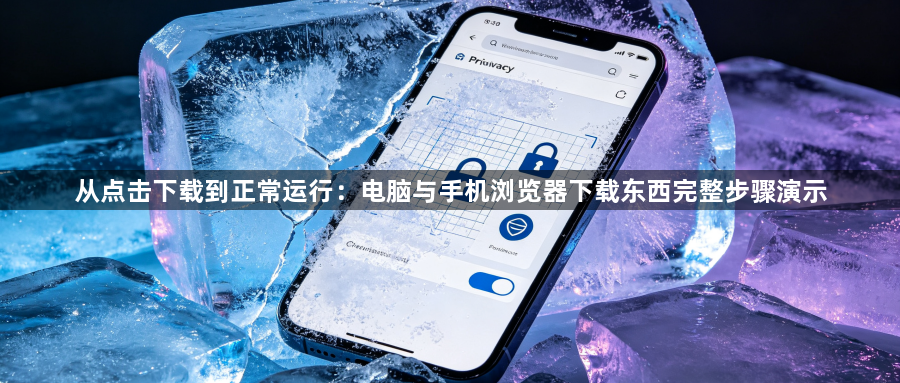 从点击下载到正常运行:电脑与手机浏览器下载东西完整步骤演示1