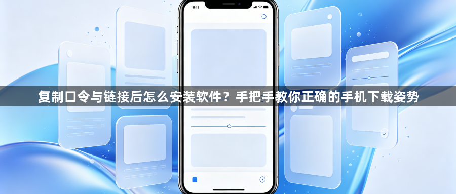 复制口令与链接后怎么安装软件？手把手教你正确的手机下载姿势1