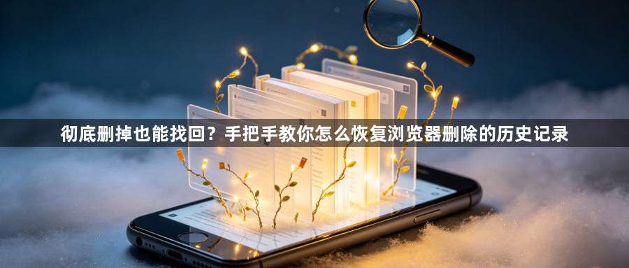 彻底删掉也能找回？手把手教你怎么恢复浏览器删除的历史记录1