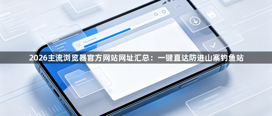 2026主流浏览器官方网站网址汇总：一键直达防进山寨钓鱼站1