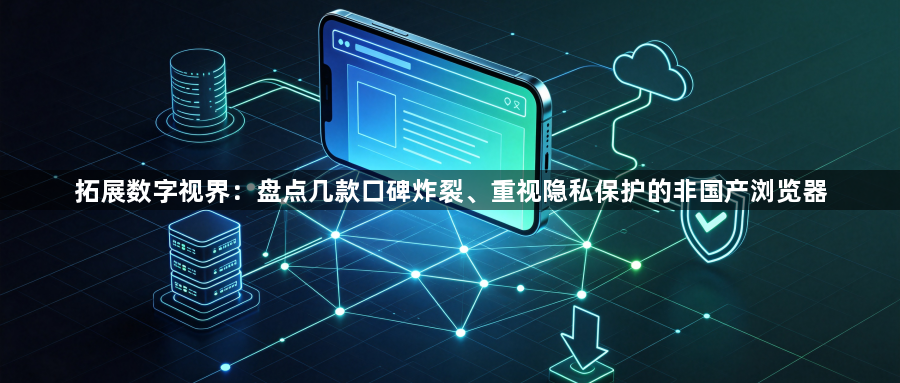 拓展数字视界:盘点几款口碑炸裂、重视隐私保护的非国产浏览器1