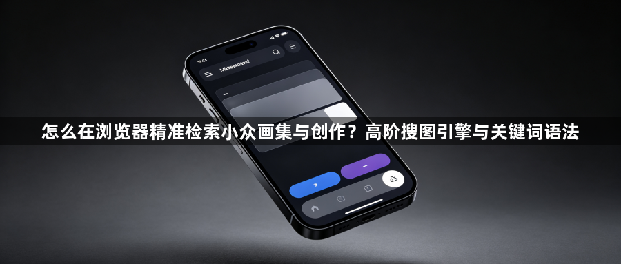 怎么在浏览器精准检索小众画集与创作?高阶搜图引擎与关键词语法1