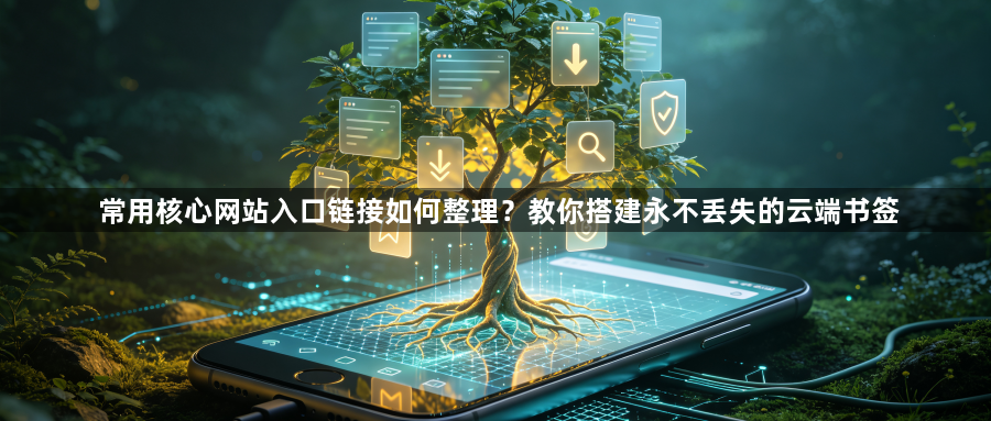 常用核心网站入口链接如何整理?教你搭建永不丢失的云端书签1