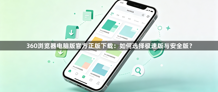 360浏览器电脑版官方正版下载:如何选择极速版与安全版?1
