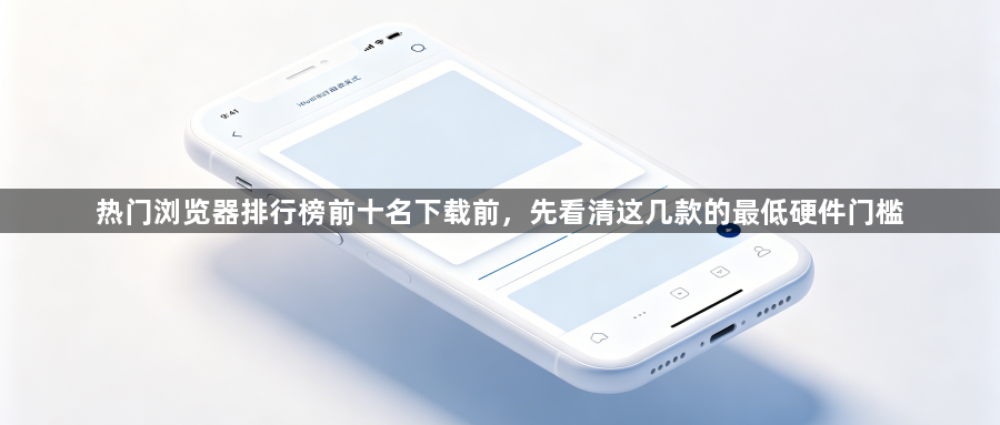 热门浏览器排行榜前十名下载前,先看清这几款的最低硬件门槛1