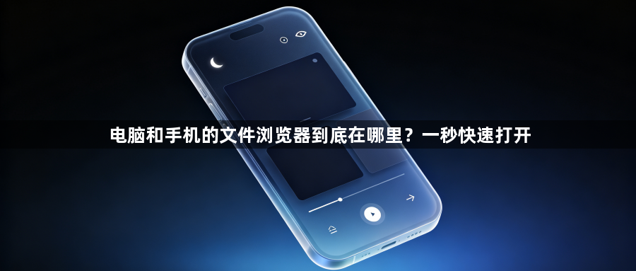 电脑和手机的文件浏览器到底在哪里？一秒快速打开1