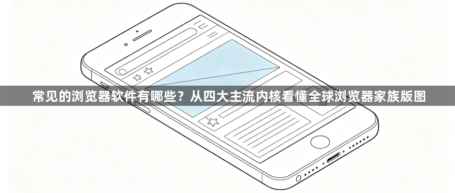 常见的浏览器软件有哪些?从四大主流内核看懂全球浏览器家族版图1